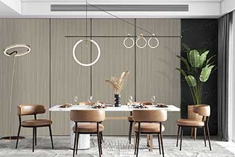 信阳轻奢风格-餐厅