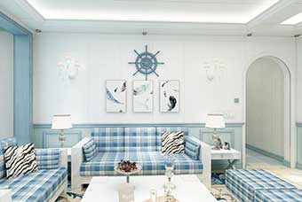 信阳地中海风格-客厅