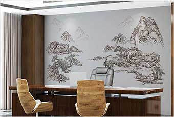 信阳森佰汇航空纤维墙咔（山水之间）