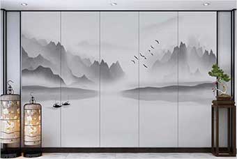 信阳森佰汇航空纤维（山水画系列）