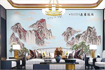 信阳森佰汇航空纤维墙咔（鸿运当头）